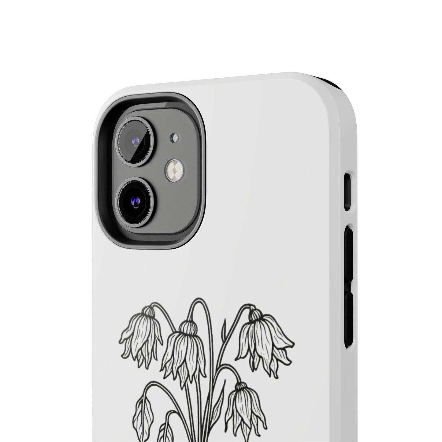 Phone Case | Skeleton Hand, Flower Bouquet - Tough and Stylish, Skeleton Design, Perfect for Grunge Lovers, Unique Gift for Everyday Use