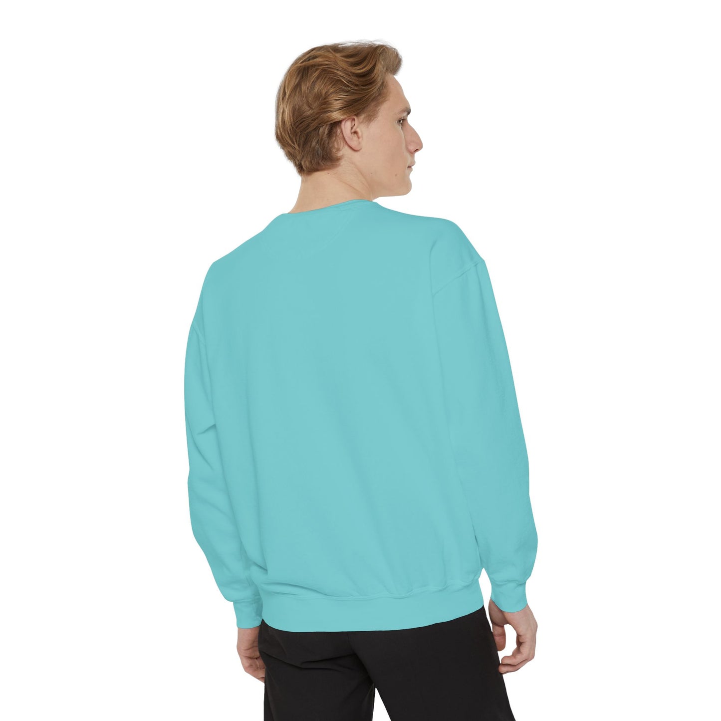 Unisex Garment-Dyed Sweatshirt | It's a Beautiful Day to Leave Me Alone - Cozy Gift, Relaxation Wear, Casual Outing, Sunshine Vibes