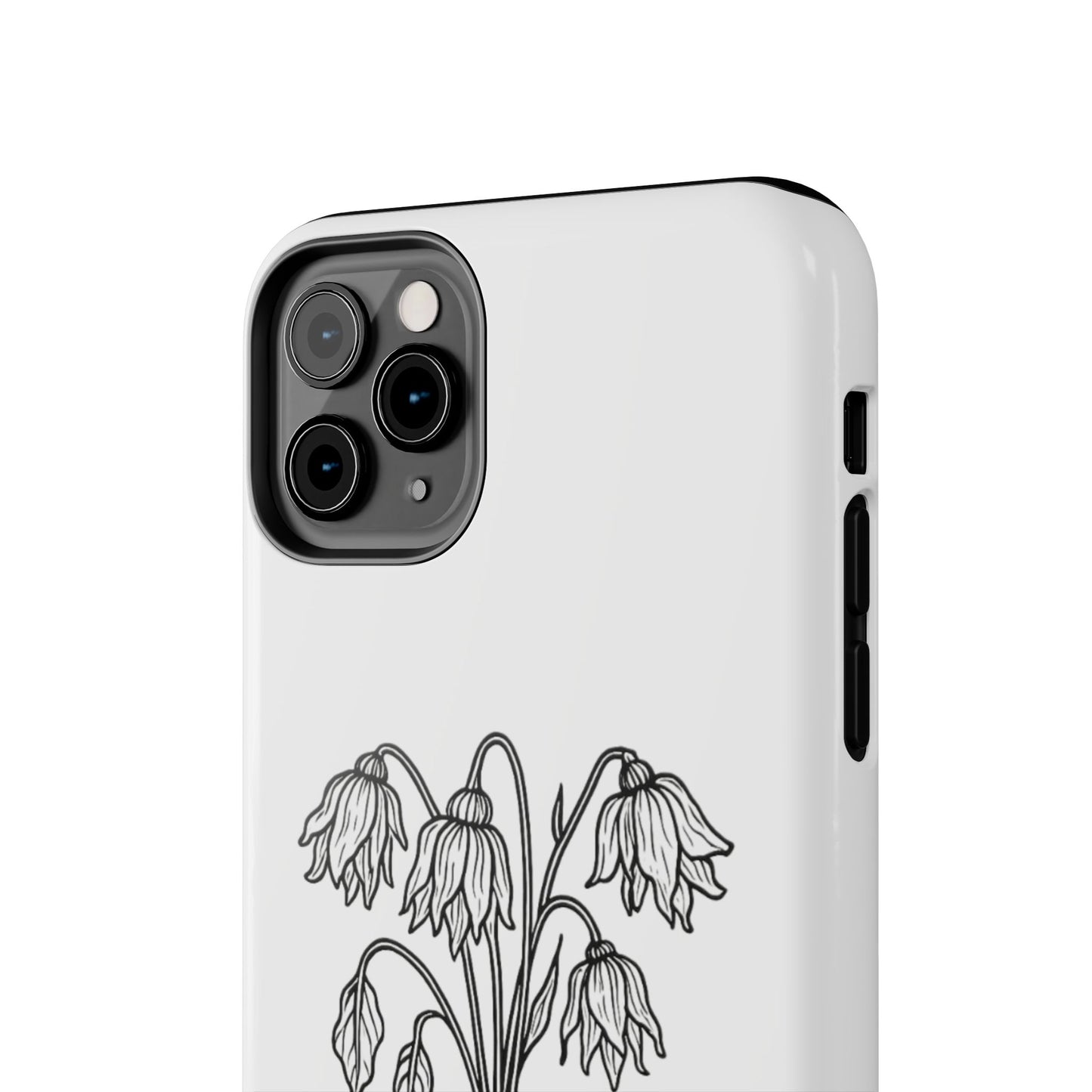 Phone Case | Skeleton Hand, Flower Bouquet - Tough and Stylish, Skeleton Design, Perfect for Grunge Lovers, Unique Gift for Everyday Use