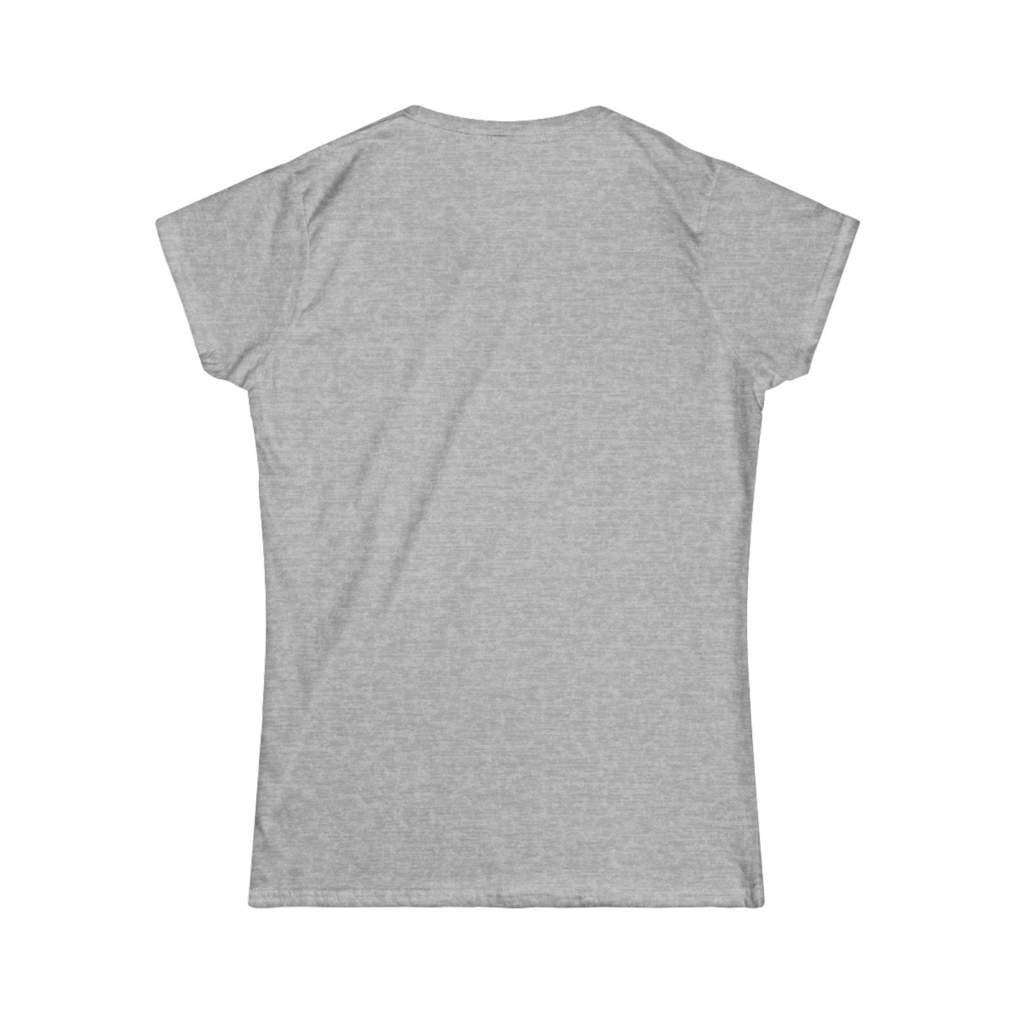 Women's Softstyle Tee | Skeleton Hand, Flower Bouquet - Casual Summer Top, Gift for Her, Streetwear Fashion, Unique Graphic Shirt