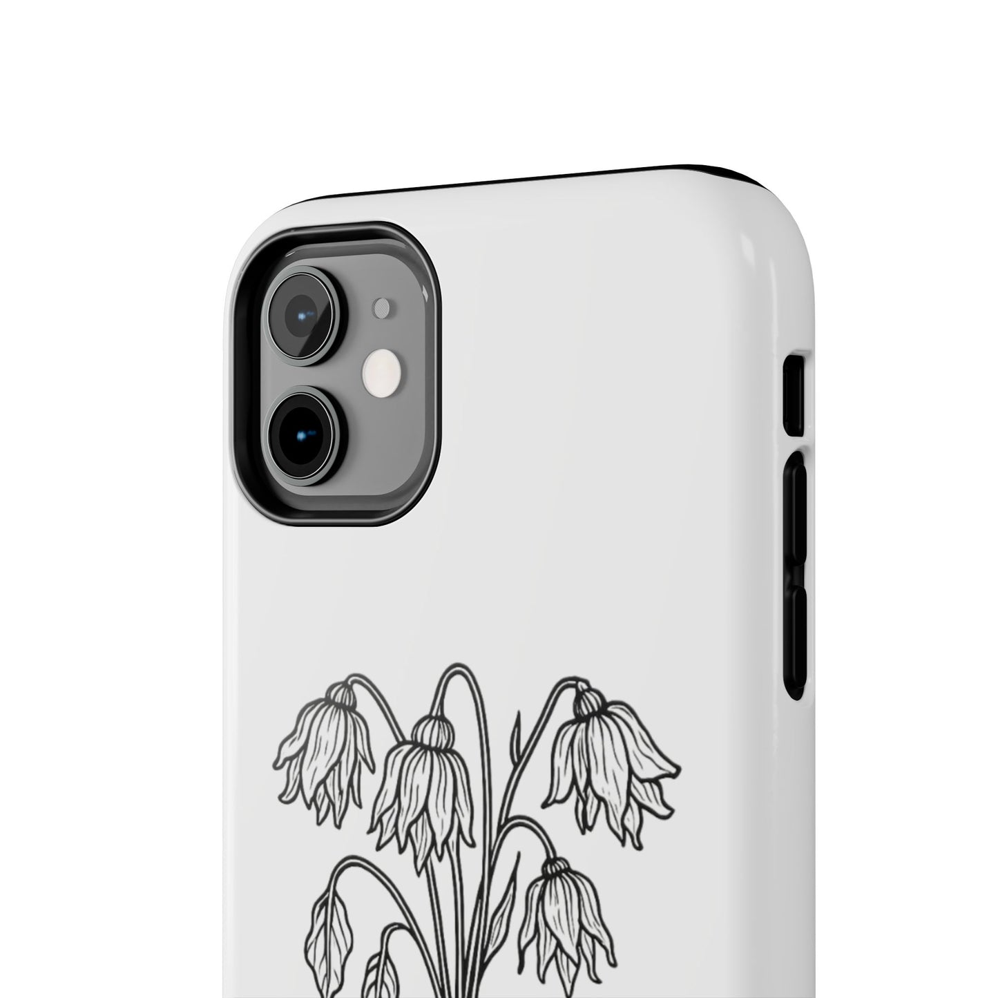 Phone Case | Skeleton Hand, Flower Bouquet - Tough and Stylish, Skeleton Design, Perfect for Grunge Lovers, Unique Gift for Everyday Use