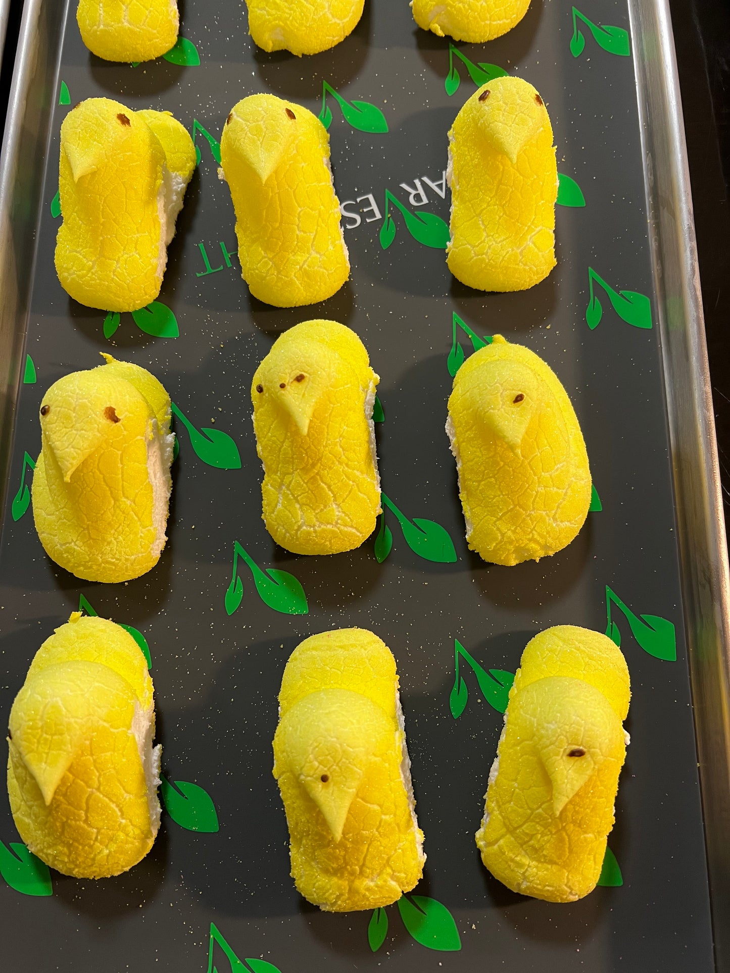 Cosmic Chirps: Freeze Dried marshmallow chickens