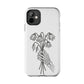 Phone Case | Skeleton Hand, Flower Bouquet - Tough and Stylish, Skeleton Design, Perfect for Grunge Lovers, Unique Gift for Everyday Use
