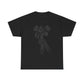 Unisex Heavy Cotton Tee | Skeleton Hand, Flower Bouquet - Casual Summer Top, Gift, Streetwear Fashion, Unique Graphic Shirt