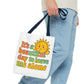 Tote Bag | It's a Beautiful Day to Leave Me Alone - Funny, Eco-Friendly Shopping, Gift for Introverts
