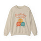 Cozy Unisex Crewneck | Overthinking Is My Hobby Sweatshirt - Thoughtful Souls, Ideal Gift for Friends, Self-Care Everyday Wear
