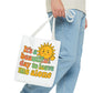 Tote Bag | It's a Beautiful Day to Leave Me Alone - Funny, Eco-Friendly Shopping, Gift for Introverts