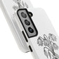 Phone Case | Skeleton Hand, Flower Bouquet - Tough and Stylish, Skeleton Design, Perfect for Grunge Lovers, Unique Gift for Everyday Use