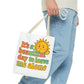 Tote Bag | It's a Beautiful Day to Leave Me Alone - Funny, Eco-Friendly Shopping, Gift for Introverts