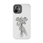 Phone Case | Skeleton Hand, Flower Bouquet - Tough and Stylish, Skeleton Design, Perfect for Grunge Lovers, Unique Gift for Everyday Use
