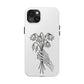 Phone Case | Skeleton Hand, Flower Bouquet - Tough and Stylish, Skeleton Design, Perfect for Grunge Lovers, Unique Gift for Everyday Use