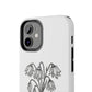 Phone Case | Skeleton Hand, Flower Bouquet - Tough and Stylish, Skeleton Design, Perfect for Grunge Lovers, Unique Gift for Everyday Use