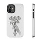 Phone Case | Skeleton Hand, Flower Bouquet - Tough and Stylish, Skeleton Design, Perfect for Grunge Lovers, Unique Gift for Everyday Use