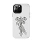 Phone Case | Skeleton Hand, Flower Bouquet - Tough and Stylish, Skeleton Design, Perfect for Grunge Lovers, Unique Gift for Everyday Use