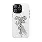 Phone Case | Skeleton Hand, Flower Bouquet - Tough and Stylish, Skeleton Design, Perfect for Grunge Lovers, Unique Gift for Everyday Use