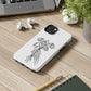Phone Case | Skeleton Hand, Flower Bouquet - Tough and Stylish, Skeleton Design, Perfect for Grunge Lovers, Unique Gift for Everyday Use