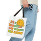 Tote Bag | It's a Beautiful Day to Leave Me Alone - Funny, Eco-Friendly Shopping, Gift for Introverts
