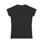 Women's Softstyle Tee | Skeleton Hand, Flower Bouquet - Casual Summer Top, Gift for Her, Streetwear Fashion, Unique Graphic Shirt