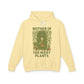 Hooded Sweatshirt | Mother of Too Many Plants - Plant Lover Gift, Gardener Apparel, Cozy Lightweight Hoodie, Eco-Friendly Sweatshirt