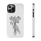 Phone Case | Skeleton Hand, Flower Bouquet - Tough and Stylish, Skeleton Design, Perfect for Grunge Lovers, Unique Gift for Everyday Use