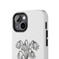Phone Case | Skeleton Hand, Flower Bouquet - Tough and Stylish, Skeleton Design, Perfect for Grunge Lovers, Unique Gift for Everyday Use