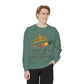 Unisex Garment-Dyed Sweatshirt | Kind of a Mess, Still Iconic - Casual Wear, Trendy Apparel, Perfect Gift, Messy Style, Everyday Comfort