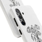Phone Case | Skeleton Hand, Flower Bouquet - Tough and Stylish, Skeleton Design, Perfect for Grunge Lovers, Unique Gift for Everyday Use