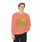 Garment-Dyed Sweatshirt | It's a Beautiful Day to Leave Me Alone - Casual Crewneck Top, Funny Graphic Sweatshirt, Unique Gift, Anti-Social