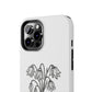 Phone Case | Skeleton Hand, Flower Bouquet - Tough and Stylish, Skeleton Design, Perfect for Grunge Lovers, Unique Gift for Everyday Use