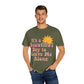Unisex Garment-Dyed T-shirt | It's a Beautiful Day to Leave Me Alone - Perfect for Relaxation, Casual Outings, Birthdays, Gifts, Self-Care