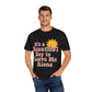 Unisex Garment-Dyed T-shirt | It's a Beautiful Day to Leave Me Alone - Perfect for Relaxation, Casual Outings, Birthdays, Gifts, Self-Care