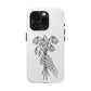 Phone Case | Skeleton Hand, Flower Bouquet - Tough and Stylish, Skeleton Design, Perfect for Grunge Lovers, Unique Gift for Everyday Use