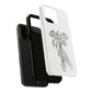 Phone Case | Skeleton Hand, Flower Bouquet - Tough and Stylish, Skeleton Design, Perfect for Grunge Lovers, Unique Gift for Everyday Use