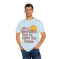 Unisex Garment-Dyed T-shirt | It's a Beautiful Day to Leave Me Alone - Perfect for Relaxation, Casual Outings, Birthdays, Gifts, Self-Care