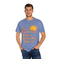 Unisex Garment-Dyed T-shirt | It's a Beautiful Day to Leave Me Alone - Perfect for Relaxation, Casual Outings, Birthdays, Gifts, Self-Care