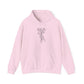Unisex Heavy Blend Hoodie | Skeleton Hand, Flower Bouquet - Nature Lovers, Gift for Her, Casual, Trendy Unisex Clothing, Perfect for Spring