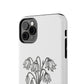Phone Case | Skeleton Hand, Flower Bouquet - Tough and Stylish, Skeleton Design, Perfect for Grunge Lovers, Unique Gift for Everyday Use
