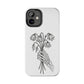 Phone Case | Skeleton Hand, Flower Bouquet - Tough and Stylish, Skeleton Design, Perfect for Grunge Lovers, Unique Gift for Everyday Use