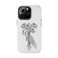 Phone Case | Skeleton Hand, Flower Bouquet - Tough and Stylish, Skeleton Design, Perfect for Grunge Lovers, Unique Gift for Everyday Use