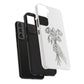 Phone Case | Skeleton Hand, Flower Bouquet - Tough and Stylish, Skeleton Design, Perfect for Grunge Lovers, Unique Gift for Everyday Use