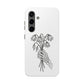 Phone Case | Skeleton Hand, Flower Bouquet - Tough and Stylish, Skeleton Design, Perfect for Grunge Lovers, Unique Gift for Everyday Use