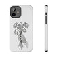 Phone Case | Skeleton Hand, Flower Bouquet - Tough and Stylish, Skeleton Design, Perfect for Grunge Lovers, Unique Gift for Everyday Use