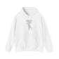 Unisex Heavy Blend Hoodie | Skeleton Hand, Flower Bouquet - Nature Lovers, Gift for Her, Casual, Trendy Unisex Clothing, Perfect for Spring