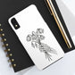Phone Case | Skeleton Hand, Flower Bouquet - Tough and Stylish, Skeleton Design, Perfect for Grunge Lovers, Unique Gift for Everyday Use