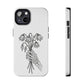 Phone Case | Skeleton Hand, Flower Bouquet - Tough and Stylish, Skeleton Design, Perfect for Grunge Lovers, Unique Gift for Everyday Use