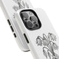 Phone Case | Skeleton Hand, Flower Bouquet - Tough and Stylish, Skeleton Design, Perfect for Grunge Lovers, Unique Gift for Everyday Use