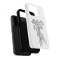 Phone Case | Skeleton Hand, Flower Bouquet - Tough and Stylish, Skeleton Design, Perfect for Grunge Lovers, Unique Gift for Everyday Use