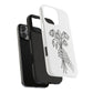 Phone Case | Skeleton Hand, Flower Bouquet - Tough and Stylish, Skeleton Design, Perfect for Grunge Lovers, Unique Gift for Everyday Use