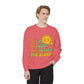Garment-Dyed Sweatshirt | It's a Beautiful Day to Leave Me Alone - Casual Crewneck Top, Funny Graphic Sweatshirt, Unique Gift, Anti-Social