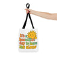 Tote Bag | It's a Beautiful Day to Leave Me Alone - Funny, Eco-Friendly Shopping, Gift for Introverts